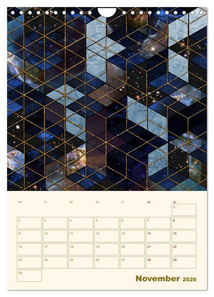 Produktbild: Art Deco Planer (Wandkalender 2026 DIN A4 hoch), CALVENDO Monatskalender