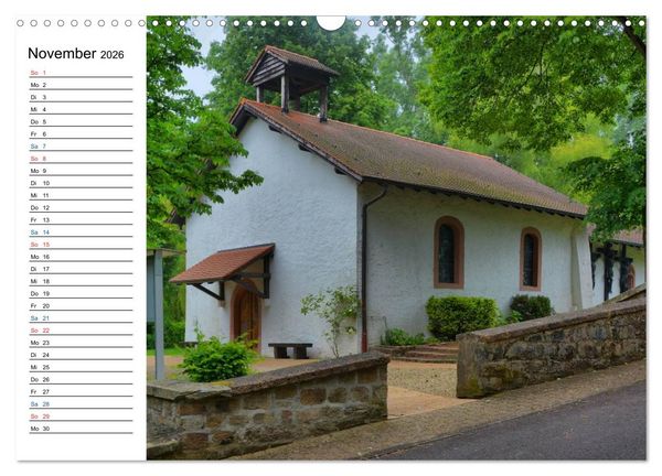 Produktbild: Sa(ar)krale Baukunst - Kapellen im Saarland (Wandkalender 2026 DIN A3 quer), CALVENDO Monatskalender