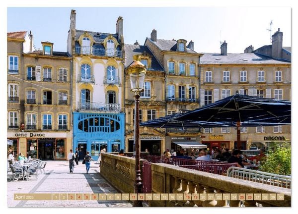 Produktbild: St&auml;dtejuwelen Nordfrankreichs. Architektur, Kunst und Flair vom Elsass zur Normandie (Wandkalender 2026 DIN A3 quer), CALVENDO Monatskalender