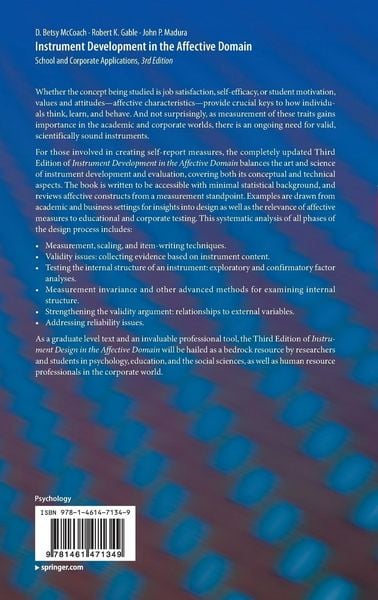 Produktbild: Instrument Development in the Affective Domain