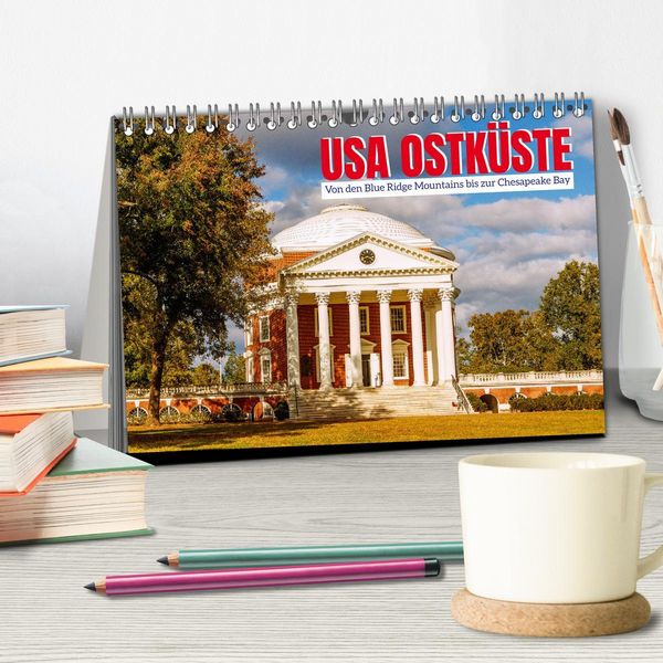 Produktbild: USA Ostk&uuml;ste. Von den Blue Ridge Mountains bis zur Chesapeake Bay (Tischkalender 2026 DIN A5 quer), CALVENDO Monatskalender