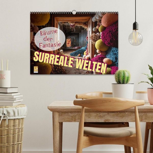 Produktbild: Surreale Welten. R&auml;ume der Fantasie (Wandkalender 2027 DIN A3 quer), CALVENDO Monatskalender