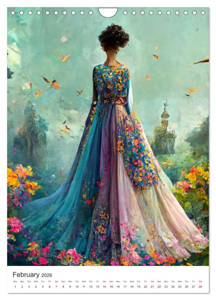 Produktbild: The Princess Garden (Wall Calendar 2026 DIN A4 portrait), CALVENDO 12 Month Wall Calendar