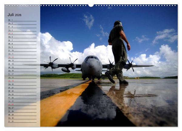 Produktbild: Kampfjets. U.S. Aircraft (hochwertiger Premium Wandkalender 2026 DIN A2 quer), Kunstdruck in Hochglanz