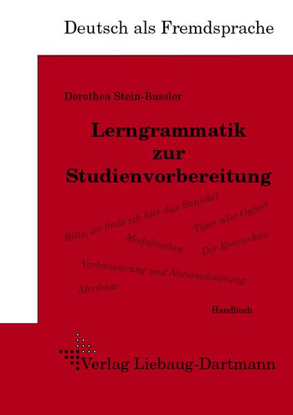 Lerngrammatik zur Studienvorbereitung, Taschenbuch von Dorothea Stein-Bassler, Liebaug-Dartmann