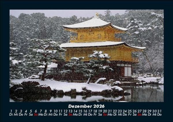 Produktbild: Tempel 2026 Fotokalender DIN A5