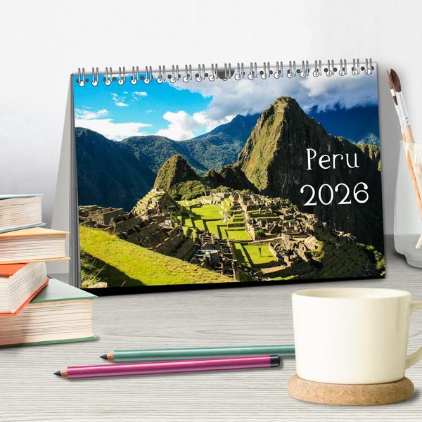 Produktbild: Peru 2026 (Tischkalender 2026 DIN A5 quer), CALVENDO Monatskalender