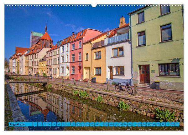 Produktbild: Hansestadt Wismar - Sehnsuchtsort (Wandkalender 2026 DIN A2 quer), CALVENDO Monatskalender