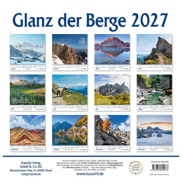 Produktbild: Glanz der Berge 2027