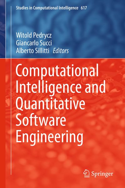Produktbild: Computational Intelligence and Quantitative Software Engineering