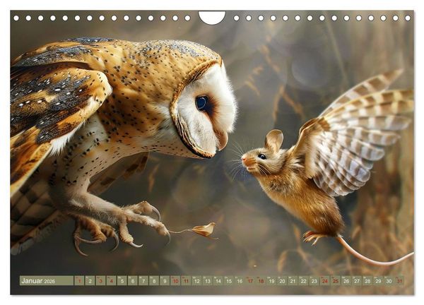 Produktbild: Fantastische Chim&auml;ren - von zauberhaft bis atemberaubend (Wandkalender 2026 DIN A4 quer), CALVENDO Monatskalender