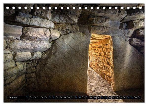 Produktbild: Die Etrusker &ndash; Hochkultur im antiken Italien (Tischkalender 2026 DIN A5 quer), CALVENDO Monatskalender