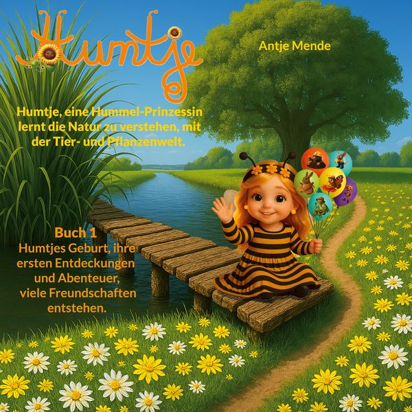 Humtje, eine Hummel-Prinzessin lernt die Natur zu verstehen, mit der Tier- und Pflanzenwelt., Taschenbuch von Antje Mende, BoD – Books on Demand,