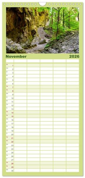 Produktbild: Familienplaner 2026 - Erlebe mit mir das Allg&auml;u mit 5 Spalten (Wandkalender, 21 x 45 cm) CALVENDO