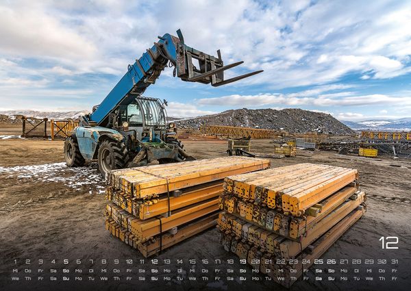 Produktbild: Baumaschinen - gigantische Bauhelfer - 2027 - Kalender DIN A2