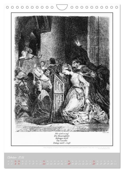 Produktbild: Faust - Weltliteraturkalender (Wandkalender 2026 DIN A4 hoch), CALVENDO Monatskalender