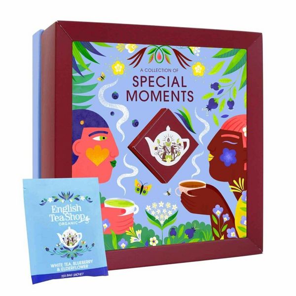 Produktbild: BIO Tee Kollektion "Special Moments", Teeset Geschenk f&uuml;r besondere Anl&auml;sse, 4 Sorten, 32 Teebeutel