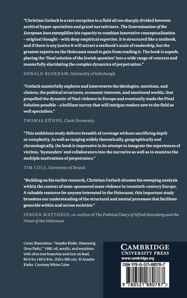 Produktbild: The Extermination of the European Jews