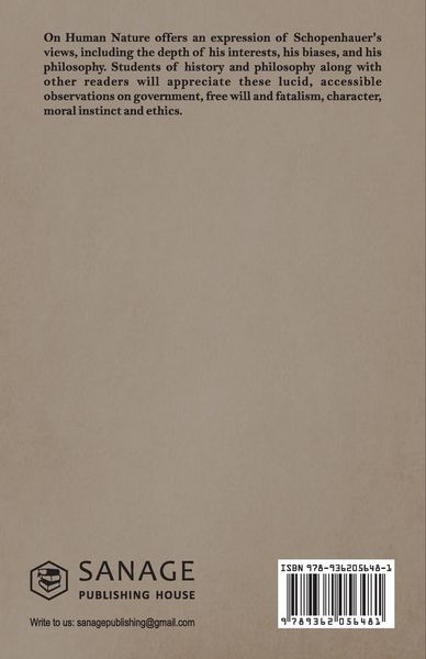Produktbild: The Essays of Arthur Schopenhauer; On Human Nature