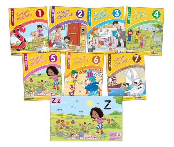 Produktbild: Finger Phonics Big Books 1-7