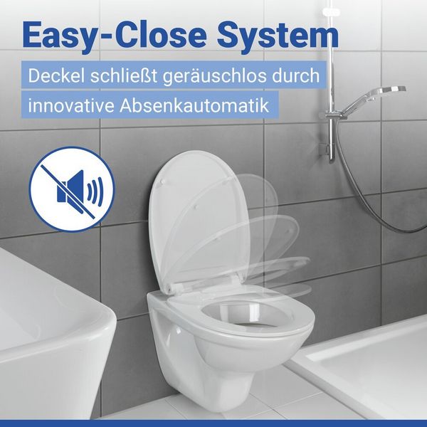 Produktbild: WC Sitz Mod. Baltic, Toilettendeckel mit Absenkautomatik und Motiv