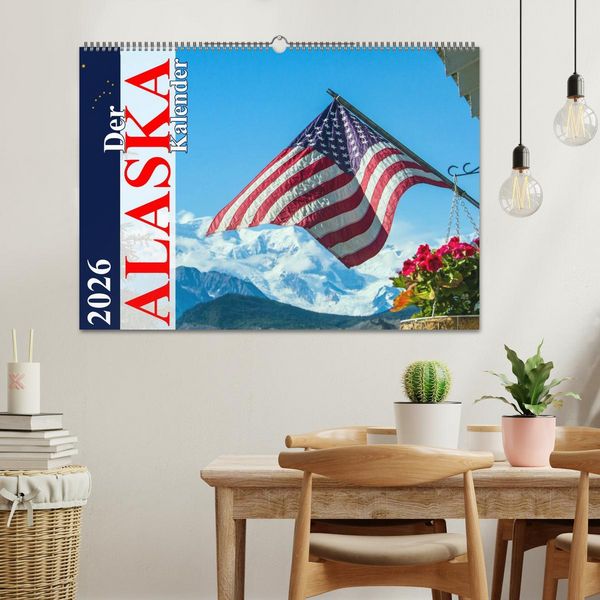 Produktbild: Der Alaska Kalender CH-Version (Wandkalender 2026 DIN A2 quer), CALVENDO Monatskalender