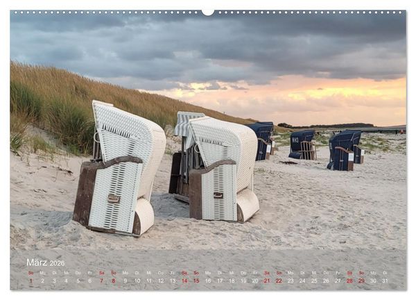 Produktbild: Inseelfeeling - Hiddensee (Wandkalender 2026 DIN A2 quer), CALVENDO Monatskalender