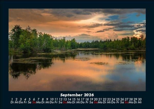 Produktbild: Die Seen der Erde 2026 Fotokalender DIN A5