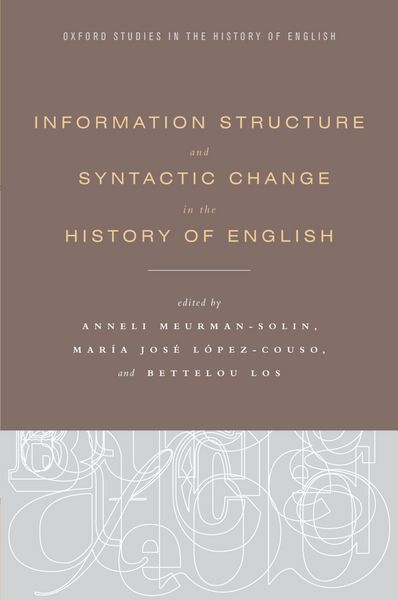 Produktbild: Information Structure and Syntactic Change in the History of English