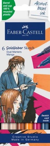 Produktbild: Faber-Castell Goldfaber Sketch Marker Manga 6er Set