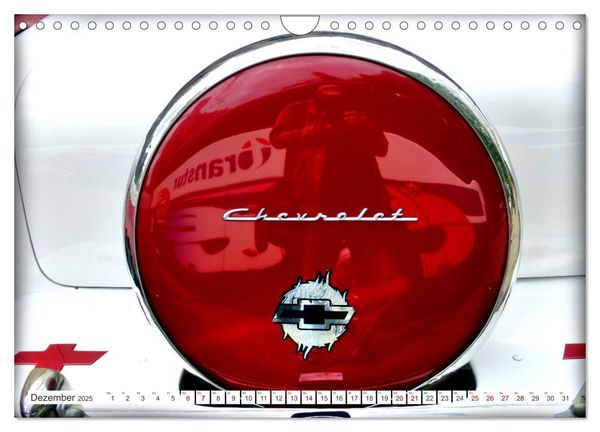 Produktbild: Chevy Highlights - Oldtimer der Marke Chevrolet aus den F&uuml;nfziger Jahren (Wandkalender 2025 DIN A4 quer), CALVENDO Monatskalender