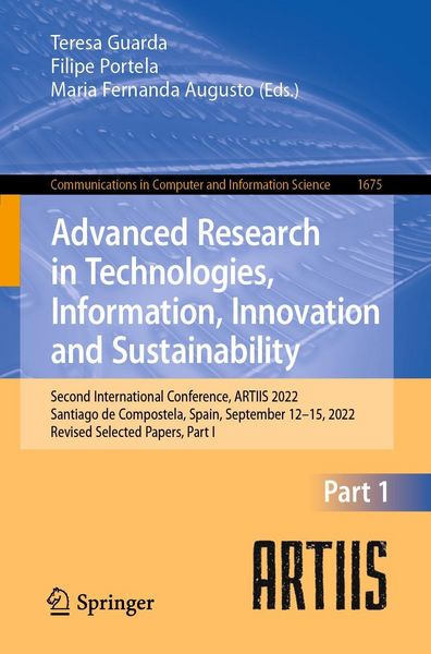 Produktbild: Advanced Research in Technologies, Information, Innovation and Sustainability