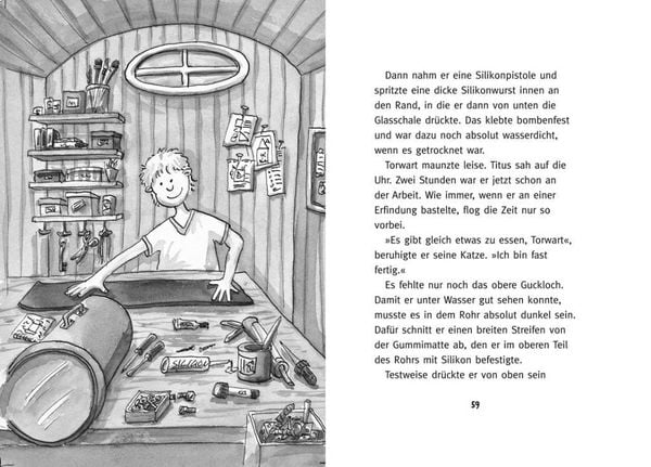 Produktbild: Die Erfindungen des Titus Knatterberg - Der trojanische Stinkeball und das Unterwasserfernrohr