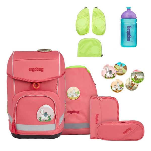 Produktbild: Ergobag Cubo Schulranzen Lamas in B&auml;rjamas Set