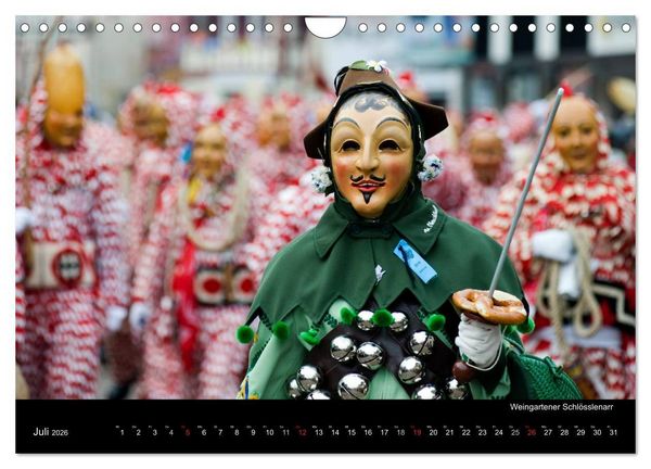 Produktbild: Narri Narro (Wandkalender 2026 DIN A4 quer), CALVENDO Monatskalender