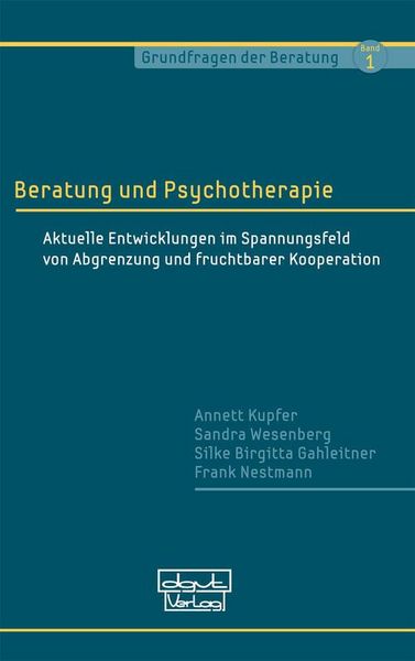 Produktbild: Beratung und Psychotherapie