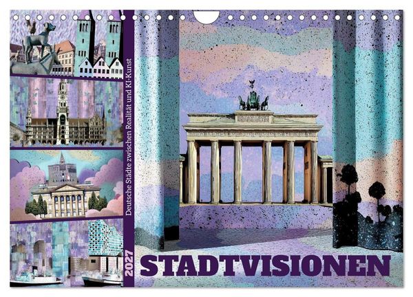 Produktbild: Stadtvisionen (Wandkalender 2027 DIN A4 quer), CALVENDO Monatskalender