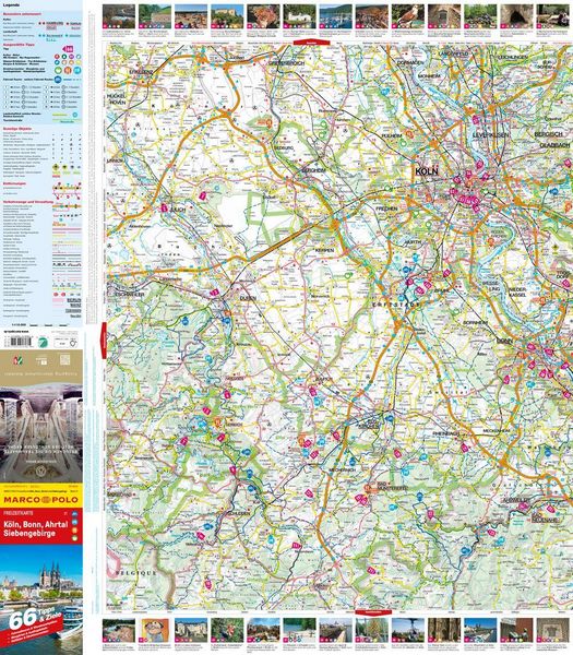 Produktbild: MARCO POLO Freizeitkarte 21 K&ouml;ln, Bonn, Ahrtal, Siebengebirge 1:110.000