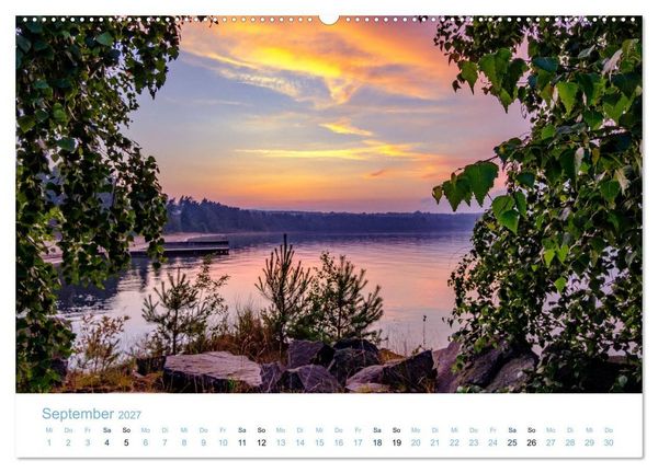 Produktbild: Schwedens Seen (Wandkalender 2027 DIN A2 quer), CALVENDO Monatskalender