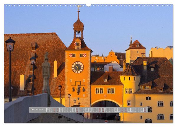 Produktbild: Regensburg Mittelalterliche Stadt mit Flair an der Donau (hochwertiger Premium Wandkalender 2026 DIN A2 quer), Kunstdruck in Hochglanz