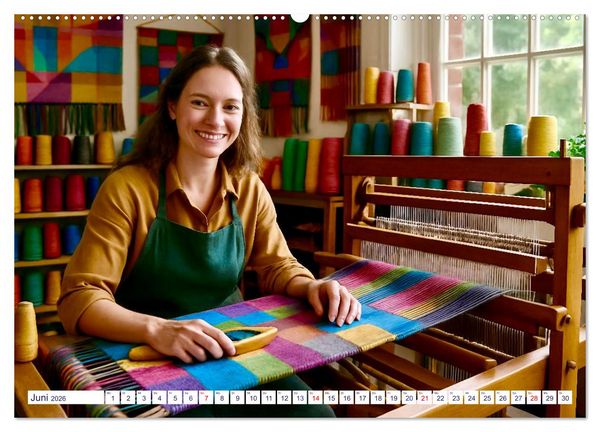 Produktbild: Traditionelle Gewerke (hochwertiger Premium Wandkalender 2026 DIN A2 quer), Kunstdruck in Hochglanz