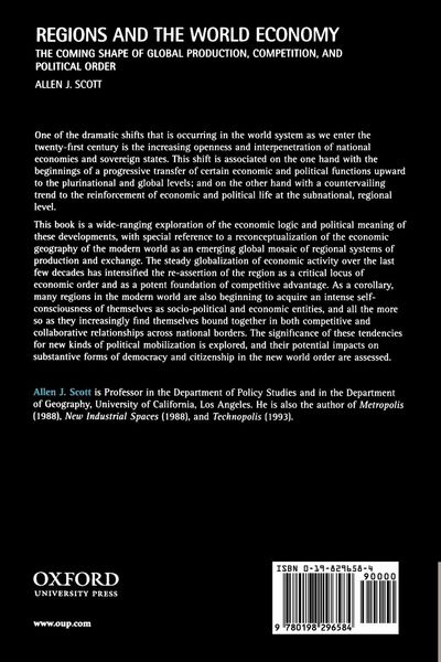 Produktbild: Regions and the World Economy