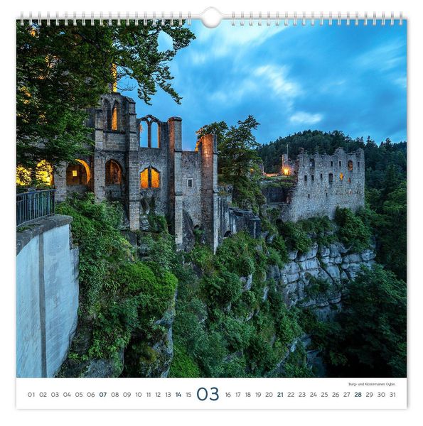 Produktbild: Kalender Burgen und Schl&ouml;sser Sachsen 2027