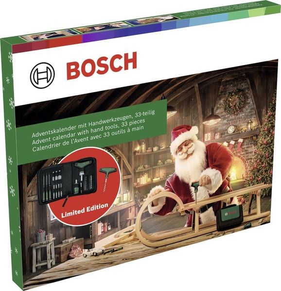 Bosch Home and Garden Handwerkzeug Adventskalender 2024 Werkzeug Adventskalender Altersklasse Unabhängig