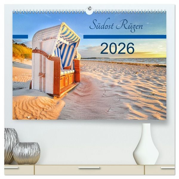 Südost Rügen 2026 (hochwertiger Premium Wandkalender 2026 DIN A2 quer), Kunstdruck in Hochglanz