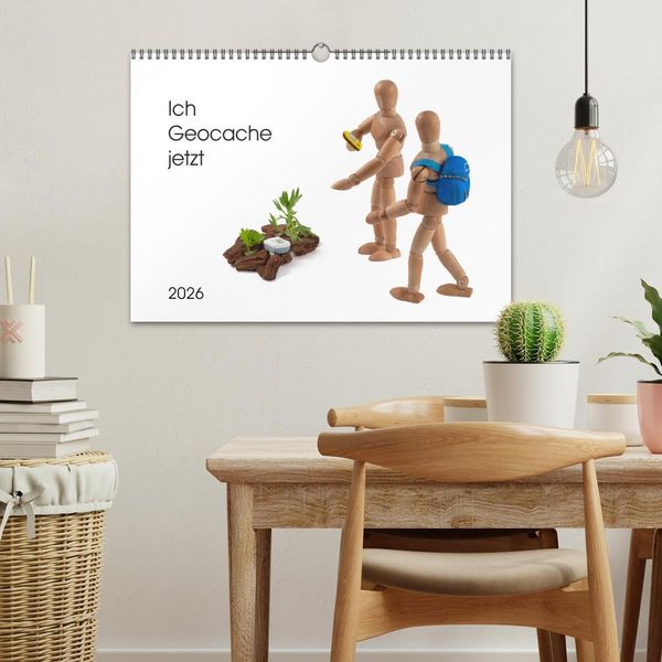 Produktbild: Ich Geocache jetzt (Wandkalender 2026 DIN A3 quer), CALVENDO Monatskalender