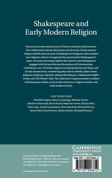 Produktbild: Shakespeare and Early Modern Religion