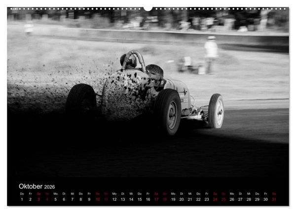 Produktbild: Dirt Track Races (hochwertiger Premium Wandkalender 2026 DIN A2 quer), Kunstdruck in Hochglanz