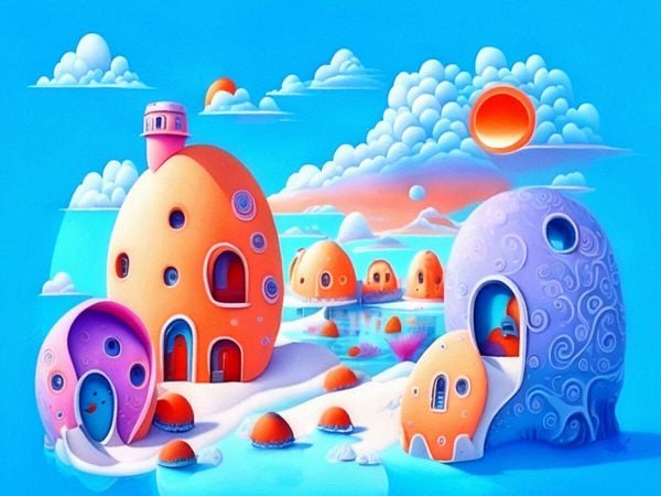 Produktbild: CALVENDO Puzzle Das Strandbad | 1000 Teile Lege-Gr&ouml;&szlig;e 64x48cm Foto-Puzzle f&uuml;r gl&uuml;ckliche Stunden