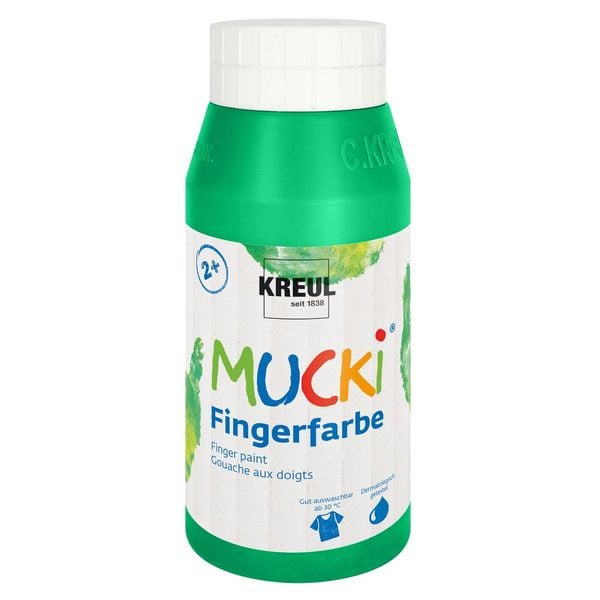 Produktbild: KREUL Fingerfarben MUCKi gr&uuml;n 750ml Flasche
